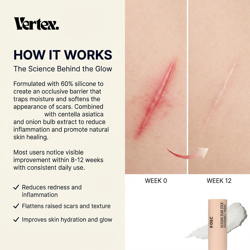 Vertex™ Silicone Scar Stick