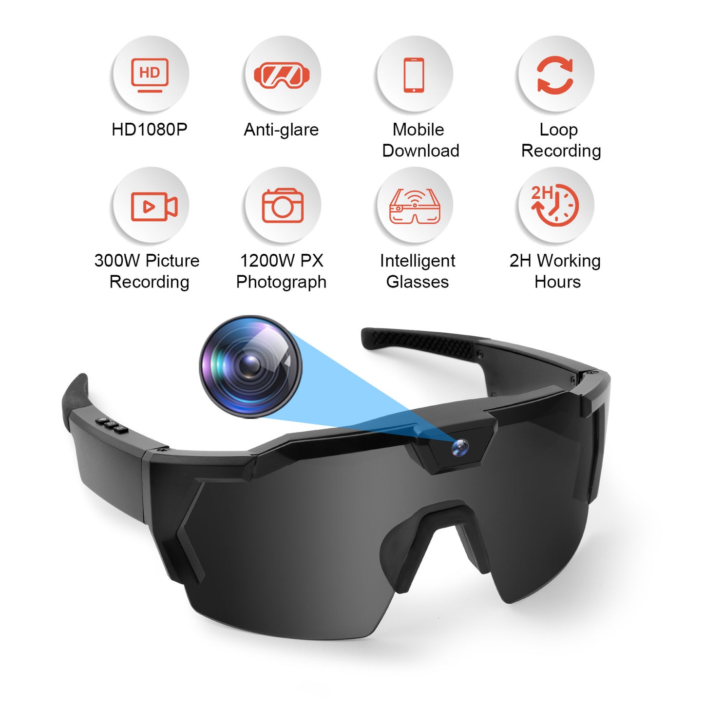 Vertex™ Smart Camera Glasses